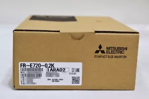 Mitsubishi FR-E720-0.2K FRE72002K Inverter VFD 0.2kW 3-Phase 200V New In Box - Picture 1 of 2
