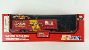 VTG 1995 Racing Champions 1:64 Bayer Racing Chad Little Car & Team Transporter  - Picture 1 of 7