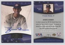 2008 Upper Deck 2007 USA Baseball National Teams On-Card Signatures Tyson Ross