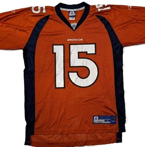 Reebok Denver Broncos Brandon Marshall Jersey Mens Large #15 Orange NFL Football - Picture 1 of 8