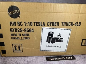 Mattel Hot Wheels Tesla Cybertruck Limited Edition 1:10 R/C 2021 NEW. SEALED BOX - Picture 1 of 9
