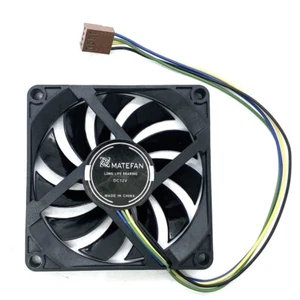 8010 80mm 8cm Silent Mute Fan PWM Ball Ultra Thin 4-Pin Speed Control Computer - Picture 1 of 6
