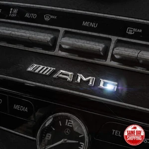 Car New Style AMG Interior Multimedia Decal Sticker Badge Decoration Emblem Logo - Picture 1 of 5