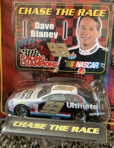 2001 Racing Champions- Dave Blaney #93 NASCAR w/Collector Card & Stand
