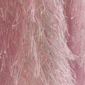 Tassel Faux Feather Fabric Fringed Cloth Material for Sewing Background DIY New - Picture 1 of 11