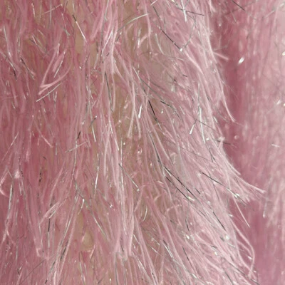 Tassel Faux Feather Fabric Fringed Cloth Material for Sewing Background DIY New - Image 1 of 4