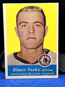 1957 Topps Elmer Vasko Rookie #27 - SET BREAK - SHARP