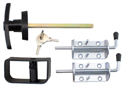 6-1/2" T Handle Lock + Heavy Duty BB Shed Doors, Gates, Playhouses, Coops & More - Image 1 of 4