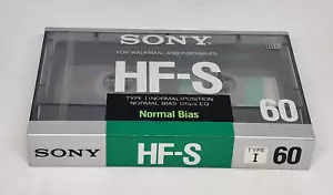SONY HF-S 60 Blank Audio Cassette Tape (Sealed) NOS! New - Picture 1 of 4