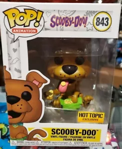 FUNKO POP! SCOOBY DOO WITH SCOOBY SNACKS HOT TOPIC EXCLUSIVE IN HAND - Picture 1 of 1