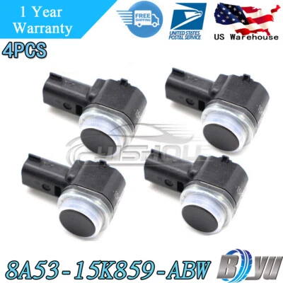 Sensor de ayuda PDC para estacionamiento de parachoques 4 piezas 8A53-15K859-ABW para Ford Focus Explorer EE. UU. Foto 1 de 4