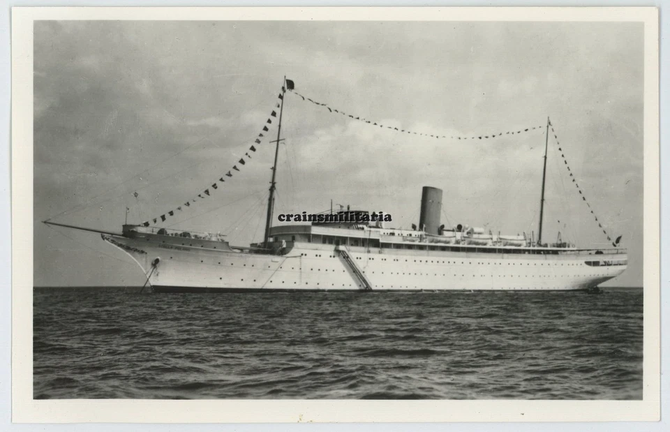 REPRO Foto Kriegsmarine Wohnschiff STELLA BOLARIS Beute Norwegen Schiff Boot - Bild 1 von 1