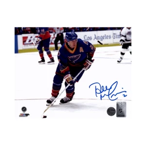 Al MacInnis St Louis Blues Autographed Crossover 8x10 Photo - Fan Cave COA - Picture 1 of 2