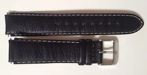 CINTURINI IN VERA PELLE TOMMY HILFIGER NERI LUNGHEZZA 11cm e 7 cm LARGHEZZA 2 Cm - Picture 1 of 3