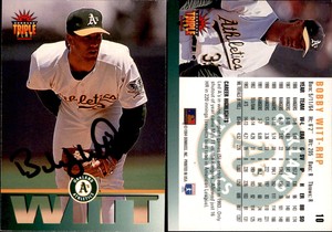 Bobby Witt Signed 1994 Triple Play #10 Card *Autograph Den* Auto