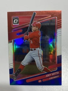 2021 Donruss Optic JOEY VOTTO #104 Red White & Blue Prizm #118/199 Red - Picture 1 of 2