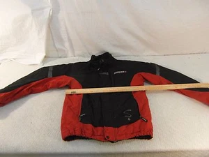 Children Youth Teen Spyder Stryke Red Black Motocross Full Zipper Jacket Coat - Picture 1 of 12