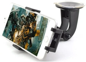 2 Pack Universal Car Phone Holder Mount - Adjustable Windshield & Dashboard Crad - Picture 1 of 5