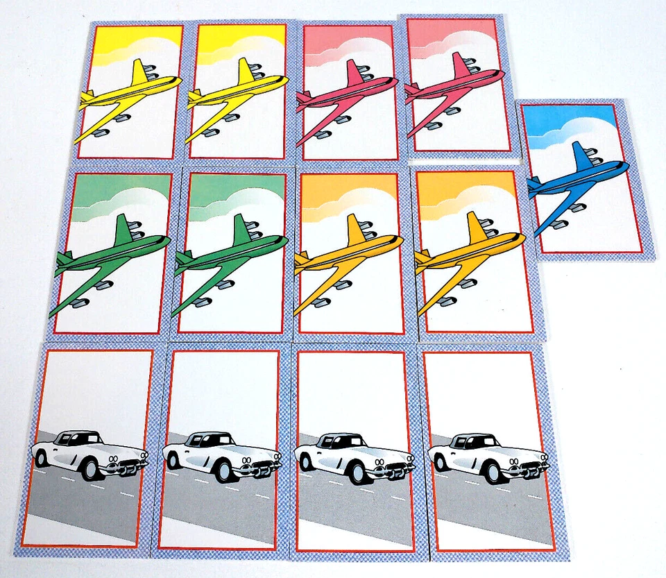 10 Days In the USA Strategy Board Game Out of the Box Replacement Vehicle Cards - Image 1 of 4