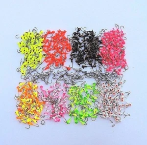 Lures Pro 50 PCs 1/8 oz Lead Jig Head Fishing Hooks Jig Heads Crappie - Picture 1 of 12