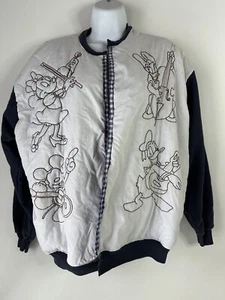 Vtg 90s  Disney Unlimited Mickey Mouse Embroidered Crewneck Sweatshirt Sz L USA - Picture 1 of 5
