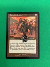 MTG Magic Damping Engine Signed Artist Proof X1 Urza’s Legacy RK Post