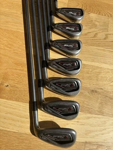 Titleist 716 AP1 Iron Set 5-PW. Mitsubishi Kuro Kage 65g Regular Flex Graphite - Picture 1 of 9