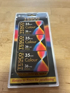 3x Tesco 35mm Colour Film 400 ISO (36 Exp) In Boxes - Picture 1 of 1