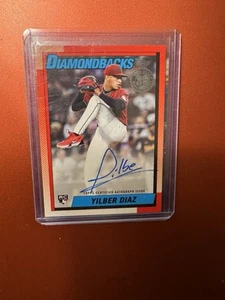 Yilber Diaz RC Auto 2025 Topps Serie 2 #90A-YD Arizona Diamondbacks MLB - Imagen 1 de 2