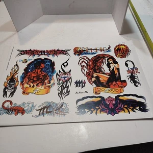 Andrea Ale 5 Sheets 17" X 11" Tattoo Flash From TattooJohnny.Com Astrology Flash - Picture 1 of 11