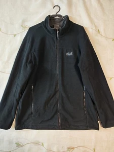 Jack Wolfskin Men's NANUK 200 Fleece Jacket XL 3-in-1 System Black Full Zip - Picture 1 of 11