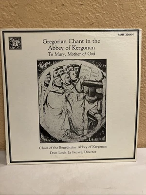 MHS Choir Of The Benedictine Abbey: Gregorian Chant In The Abbey Of Kergonan -LP - Image 1 of 4