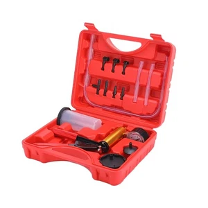 2 in 1 Brake Bleeder Kit with Hand Vacuum Pump with Gauge Adapters Automotive... - Picture 1 of 6