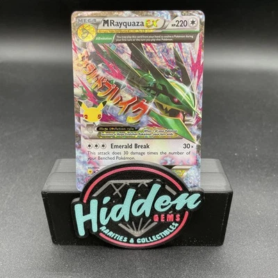 M Rayquaza EX 76/108 Celebrations: Classic Collection Holo - Image 1 of 3