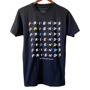 FRIENDS Graphic Statement Short Sleeve T Shirt Black Medium Casual Loungewear - Picture 1 of 4