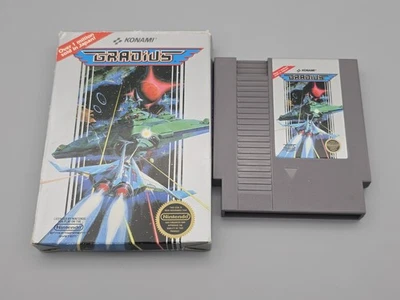 Gradius (Nintendo NES 1986 Circle SOQ 5 Screw) No Manual - Tested! - Image 1 of 4