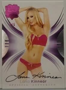 Lana Kinnear #4 of 5 Made ~ 2014 signed Autogrammkarte ~ 25 Jahre Bankwärmer - Bild 1 von 2