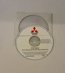 2010 Mitsubishi Galant Service Manual and 2004 Body Repair Manual data CD - Picture 1 of 3