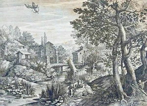 Jan SADELER (1550-1600) Pieter STEVENS (1567-1624) Kupferstich 1599 "AMOR & TOD" - Bild 1 von 12