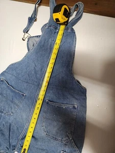 Mens Denim bib Overalls XL x 30 Austin Clothing Co Distressed Carpenter Farm  - Picture 1 of 13