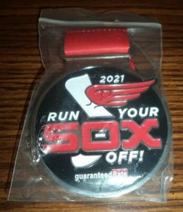 Chicago White Sox Run Your Sox Off!  Medal 2021 5k Charity Run New - Picture 1 of 4