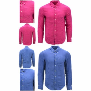 ABERCROMBIE & FITCH Mens Shirt Long Sleeve Summer Chest Pocket A&F XS-2XL Tops - Picture 1 of 12