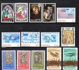 Ghana Briefmarken - Scott #'s 508/697 (Komplettsets) - unbenutzt - Bild 1 von 2