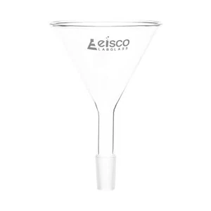 Eisco Jointed Powder Funnel, 70mm Diameter, 14/23 Joint - Borosilicate Glass - Picture 1 of 1