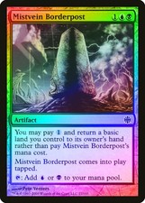 Mistvein Borderpost FOIL Alara Reborn NM Artifact Common CARD ABUGames