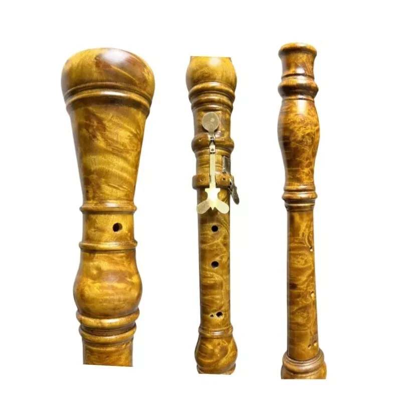 Oboe barroco ojo de pájaro tallado de alta calidad A-415HZ madera de arce oboe Foto 1 de 4