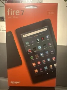 Amazon Fire 7 (9th Gen) M8S26G 16GB Wi-Fi Alexa 7'' Tablet - Black - Picture 1 of 2