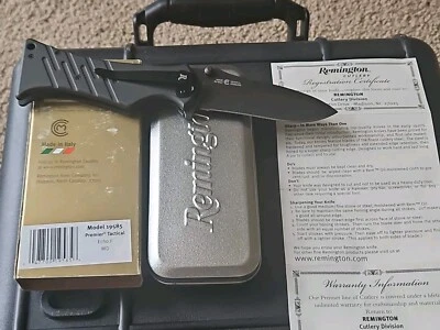 Cuchillo FOX 🇮🇹 Maniago Hecho en Italia Remington Echo II Navaja de Bolsillo N690 (1 de 330) Foto 1 de 4