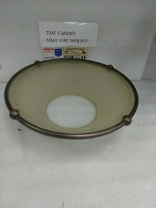 CONCORD FAN & LIGHTING DG-1050-AAS, 52DG TOP GLASS ANTIQUE AMBER SCAVO(#18AB - Picture 1 of 9