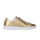 Converse Pro Lace-Up Gold Smooth Leather Womens Trainers 555946C
